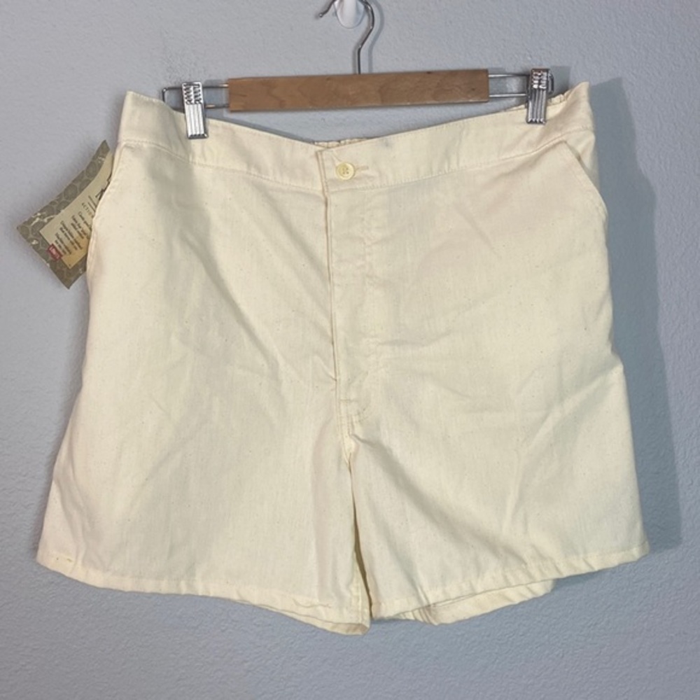 Vintage 80's Deadstock Levi's For Men Canvas Shorts